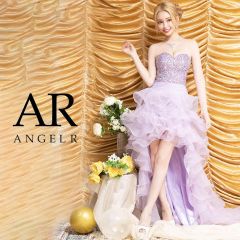 AngelR / エンジェルアール】ショートインロングドレス ラベンダー 
