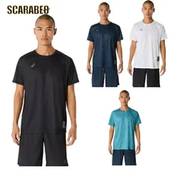 アシックス ドライグラフィック 半袖シャツ スポーツウェア トレーニングウェア     レディース メンズ  ブランド ファッション アウトドア アシックス25ss 半袖 2031e994 100  Brilliant White XL