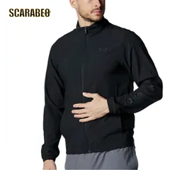 アンダーアーマー ジャケット メンズ UNDER ARMOUR UA フレッシュウーブン フルジップ トレーニング アウトドア スポーツ 軽量 6001543 長袖 ポケット付き 6001543-001 XL