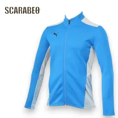 プーマ PUMA TEAMCUP TR トレーニング ジャケット メンズ レディース ELECTRIC BLUE 吸汗速乾 DRY CELL メッシュ 切替 スポーツウェア 658218 ベトナム製 657411-02 M