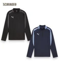 PUMA プーマ ジュニア INDIVIDUALLIGA 1/4 ジップトップ 659831 サッカー フットサル トレーニングウェア キッズ 659831 06(Pネイビー) 150