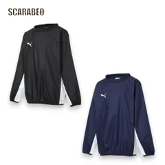 プーマ PUMA ジュニア INDIVILIGA ピステトップ 660806 サッカー フットサル トレーニングウェア 防風 WIND CELL 子供用 キッズ 練習着 ピステ 長袖 ブラック ネイビー 660806 【03】プーマブラック 160