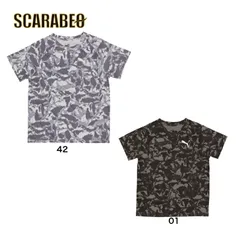 【在庫処分セール】PUMA プーマ キッズ ボーイズ ラントレイン 半袖 Tシャツ 681345 プーマアパレル プーマウェア スポーツウェア トレーニングウェア Tシャツ  キッズ  ブランド ファッション 01 ブラック 140