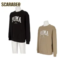 プーマ PUMA メンズ プーマ スクワッド 裏起毛 クルースウェット 684213 プーマアパレル プーマ スポーツウェア ブランド スポーツウェア トレーニングウェア 01 PUMA Black L