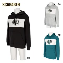 プーマ メンズ スウェット パーカー PUMA SQUAD フーディースウェット FL 684224  プルオーバー 裏起毛 トレーナー 2024秋冬新作  アパレル 22 コールドグリーン XL