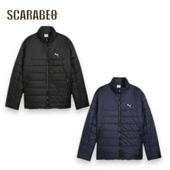 プーマ PUMA パデッド ジャケット メンズ ESS 中綿ジャケット 防寒 アウター コート 690961 ブラック ネイビー 男性用 スポーツ カジュアル 冬 690961 ネイビー XL