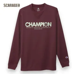 チャンピオン Champion メンズ バスケットボール 長袖Tシャツ ロングスリーブ 吸汗速乾 抗菌防臭 C3-AB421 マルーン c3-ab421 L