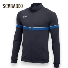 ナイキ メンズ DRI-FIT アカデミー21 トラック ニットジャケット ネイビー オブシディアン×ホワイト×ロイヤルブルー CW6113-453 NIKE サッカー トレーニングウェア 長袖 ジャージ cw6113-453 S