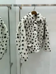 (冬 25fw) ドット ボア ボア カラージャケット (継続、毎年継続)