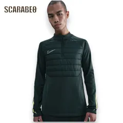 ナイキ NIKE TF ACD DRL WW 長袖ドリルトップ FB6817-390 メンズ トレーニングトップ Therma-FIT 保温 ハーフジップ 冬用 シーウィード×ライムライト×リフレクトシルバー fb6817-390 M