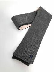 【本日限定値下レア未使用】HERMESイタリア製ニットリバーシブルシルクタイ HERMES】【イタリア製】エルメス『リバーシブルニットタイ』メンズ