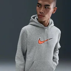 ナイキ パーカー メンズ NIKE クラブ BB L/S フーディ NEO VARSITY 裏起毛 フリース スウェット フーディー ダークグレー HV0855-063 長袖 hv0855-063 XL