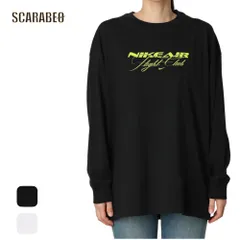 ナイキ レディース 長袖 Tシャツ ウィメンズ NSW OC トラベル S/S IM9278 スポーツウェア コットン100％ ロングTシャツ リブネック 白 ブラック NIKE 010：ブラック S