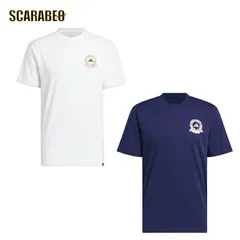 アディダス Tシャツ メンズ 半袖 バックプリント JVH74 ネイビー ホワイト adidas CITY グラフィック カジュアル スポーツウェア jvh74 ホワイト M