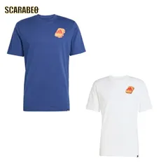 アディダス Tシャツ メンズ 半袖 フード ピーナッツバター＆ジェリー グラフィック adidas スポーツウェア カジュアル 綿100% KKU42 JW4343 JW4344 kku42 JW4343 / dark blue XL