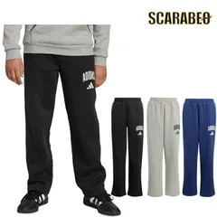 アディダス ジュニア スウェットロングパンツ ESS CLGT フリースパンツ KLH27 サイドポケット ドローコード 調節可 klh27 グレー(jw2386) 140