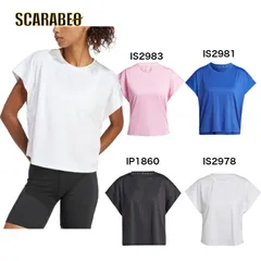 【在庫処分セール】アディダス KNS52 レディース 半袖  Tシャツ  レディース メンズ  ブランド ファッション アウトドア スポーツウエア ヨガ ヨガウエア フィットネス kns52 ピンク IS2983 M