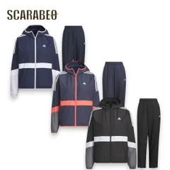 アディダス adidas W TEAM ウーブンジャケット パンツ 上下セット レディース ウインドブレーカー 防風 トレーニング ランニング スポーツウェア (KTX57/KTX58) ktx57-ktx58 ブラック（JG3389/JG5712） M