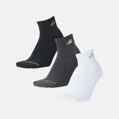 ニューバランス New Balance ミッドレングス 3P ソックス 刺繍ワッペン ASSORTED 靴下 メンズ レディース las55658-as1 XL：27cm～29cm