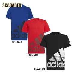 アディダス ロゴ 半袖Tシャツ アディダスアパレル アディダスウェア スポーツウェア トレーニングウェア mir91 HA4013：ブラック 150