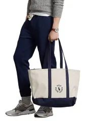 ポロ ラルフローレン ポニー エンブロイダード キャンバストートバッグ