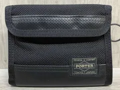 PORTER HEAT WALLET ナイロン 二つ折り 財布 ポーター ヒート ベルクロ ウォレット コインケース付き メンズ ブラック