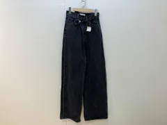 MOUSSY マウジー CROSS WAIST WIDE STRAIGHT デニムパンツ サイズ0 XSサイズ相当010HS211-0510-3綿100% 