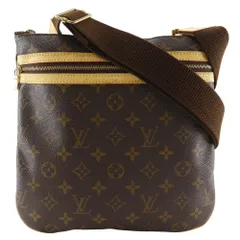 【LOUIS VUITTON】ルイ・ヴィトン ポシェット・ボスフォール M40044 モノグラムキャンバス 茶 MI0066 ユニセックス ショルダーバッグ