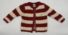 【新入荷!!】☆セット割対応☆ プチバトー ベビー ニット カーディガン 81cm （1545）