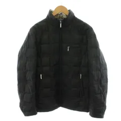バーバリーブラックレーベル BURBERRY BLACK LABEL ダウンジャケット 裏地ノバチェック アウター M 黒 ブラック BMP11-520-09 /AN53