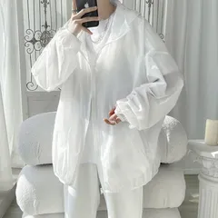 パーカー メンズ ジップアップパーカー 夏用 トップス 長袖 フード付き