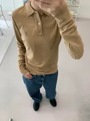 ポロ ラルフローレン レディース 長袖 カラーTシャツ M L