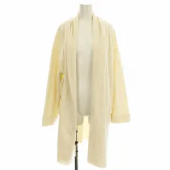 ナノユニバース nano universe LB.04 ニットガウンコート 6732211303 ロング カーディガン F 白 オフホワイト /☆G