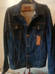 ウール ブルー ジーン デニム デニムジャケット L