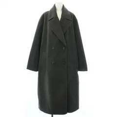 ザラ ZARA ダブルブレスト ロングコート チェスターコート アウター S グレー 3046/271/922/S /TK