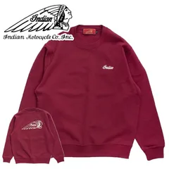 Indian Motocycle インディアン スウェット トレーナー メンズ レディース 背面刺繍 Basic sweat embroidery ロゴ刺繍 ブランド シンプル IC-2657 7986583 (バーガンディ)のサムネイル