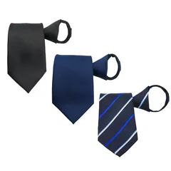 [Marino Avenue] 洗えるワンタッチネクタイ 10秒装着 3点セット ジッパータイプ ビジネスからフォーマルまで着用 洗濯ネット付き メンズ 3TiesCombi