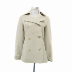 ロートレアモン LAUTREAMONT Pコート ピーコート ミドル丈 ダブルボタン アンゴラ 2 M オフホワイト /HO5