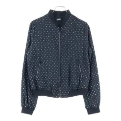 DIESEL (ディーゼル) ドット柄 長袖ブルゾン ライトアウター ブラック