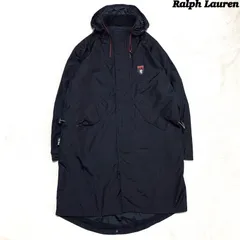 POLO SPORT Ralph Lauren モッズコート モッズパーカー ミリタリーコート ナイロンコート ナイロンジャケット M-51 M-65 フード付 2WAY Lサイズ ブラック 黒 ポロスポーツ ラルフローレン