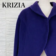 KRIZIA クリツィア  ウール アウター パープル 紫系 ショート丈 レディース 0045Kのサムネイル