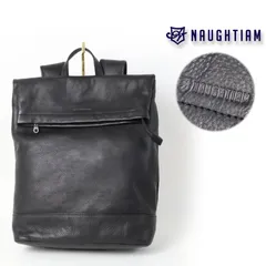 新品 NAUGHTIAM ノーティアム 本革 レザーフラップリュック シボレザー バックパック ビジネスリュック # 129