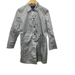 PRADA(プラダ) コート サイズ40 M レディース - グレー 長袖/ナイロン/春/秋