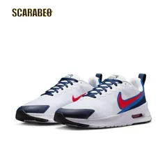 ナイキ NIKE エアマックス NUAXIS メンズ スニーカー 25SU IH1987-100 ホワイト/ユニバーシティレッド/オブシディアン/ゲームロイヤル ブラック Max Air クッション 軽量 通気性 ih1987-100 27.5