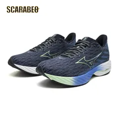 ミズノ ウエーブライダー28 ランニング ダークグレー×パープル×ミントグリーン メンズ  ランニング フィットネス 運動 シューズ  快適な履き心地 トレーニング 耐久性 靴 部活 j1gc240351 27.0