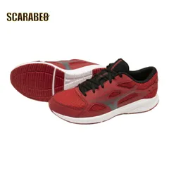 ミズノ マキシマイザー26 ランニング フィットネス 運動 シューズ  快適な履き心地 トレーニング 耐久性 靴 部活　陸上 世界陸上  k1ga240005 05:レッド×グレー 27.5