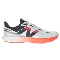 ニューバランス ランニングシューズ メンズ ダイナソフト フラッシュ V7 ホワイト×レッド MFLSHWR7D 薄底 軽量 トレーニング ジョギング マラソン スニーカー D幅 mflshwr7d 27.0