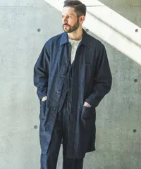 【 MR.OLIVE 】RINSE WASH 6oz SUPER LIGHT DENIM / UTILLITY COAT / ミスターオリーブ / リンスウォッシュ6オンススーパーライトデニム/ユーティリティコートのサムネイル