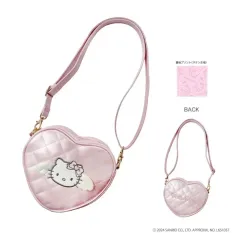 サンリオ ハローキティ 90sシリーズ エンジェル 天使 キルティング ハート型 ポシェット ショルダーバッグ