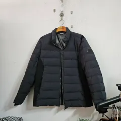 メンズ プーマ ゴルフ ブラック ダウン アウター